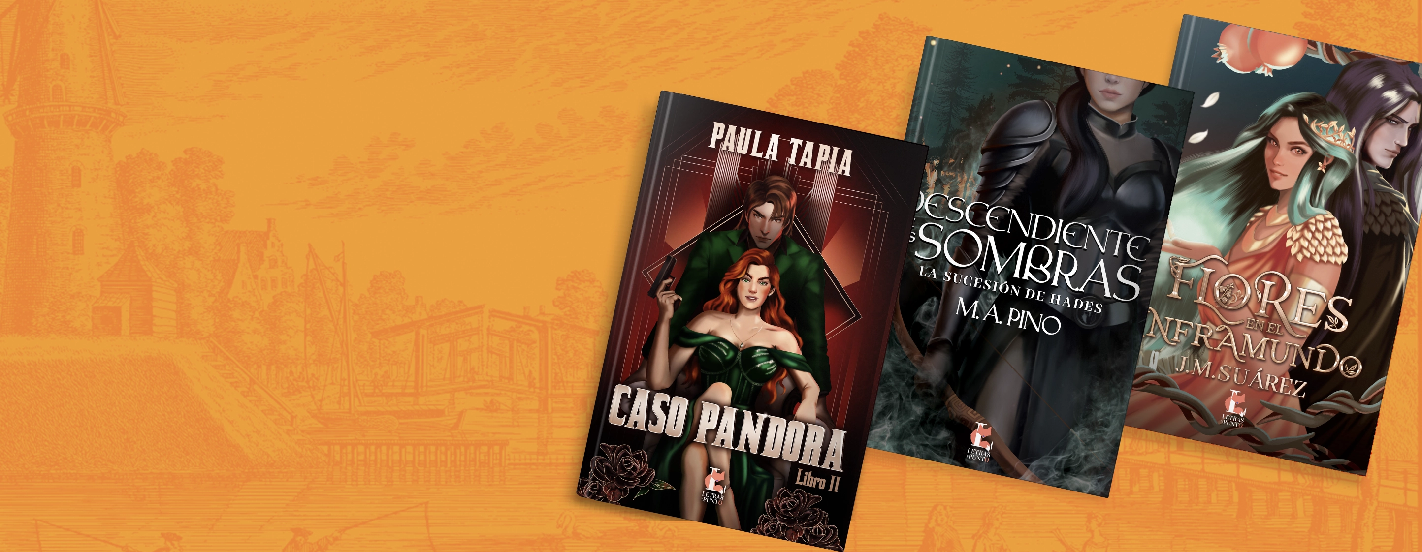 Libros publicados por Letras y Punto Editorial, editorial en Chile especializada en edición y publicación de obras de autores nacionales e internacionales, con un catálogo de novelas, cuentos y clásicos de distintos géneros literarios.