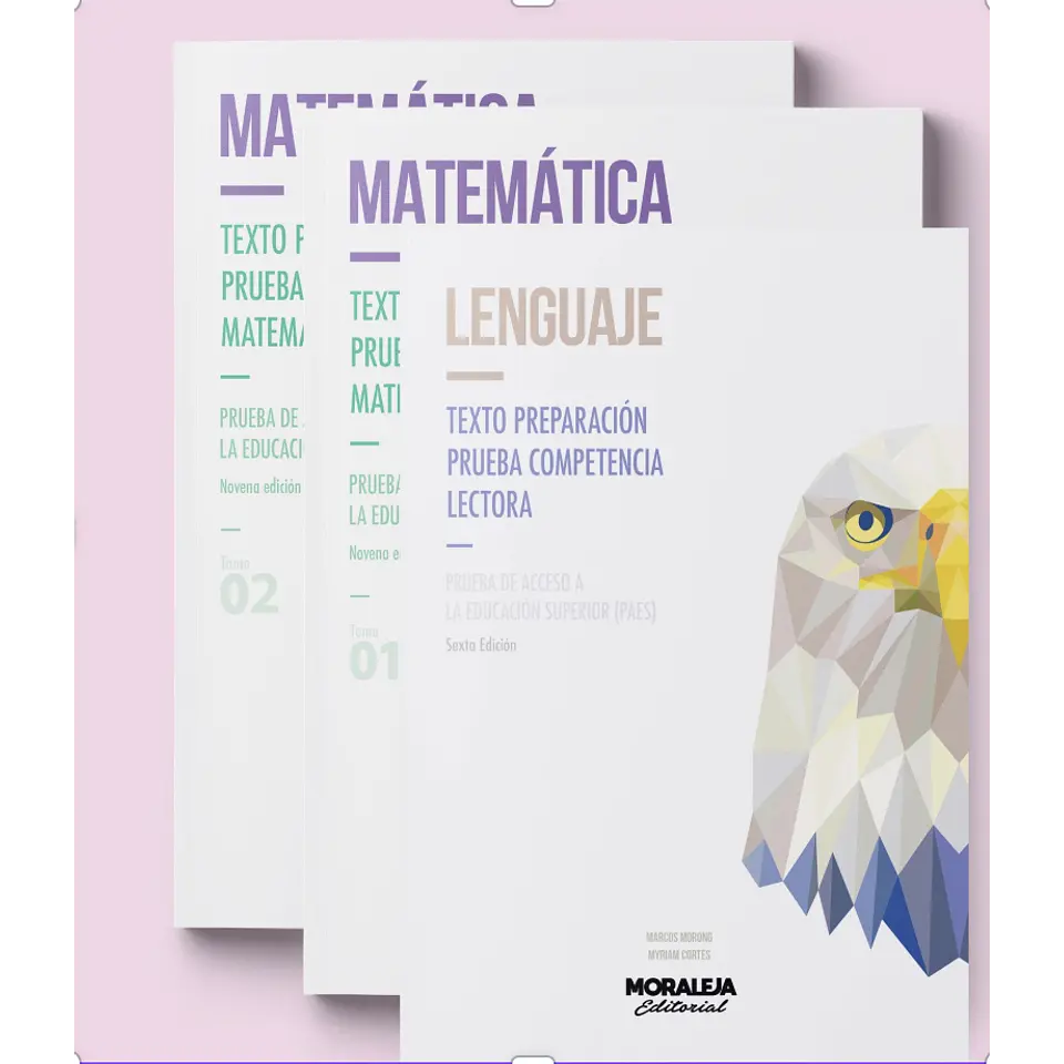 Matemática M1 y M2 PAES - 9ª edición 2025 + Lenguaje 6ª edición