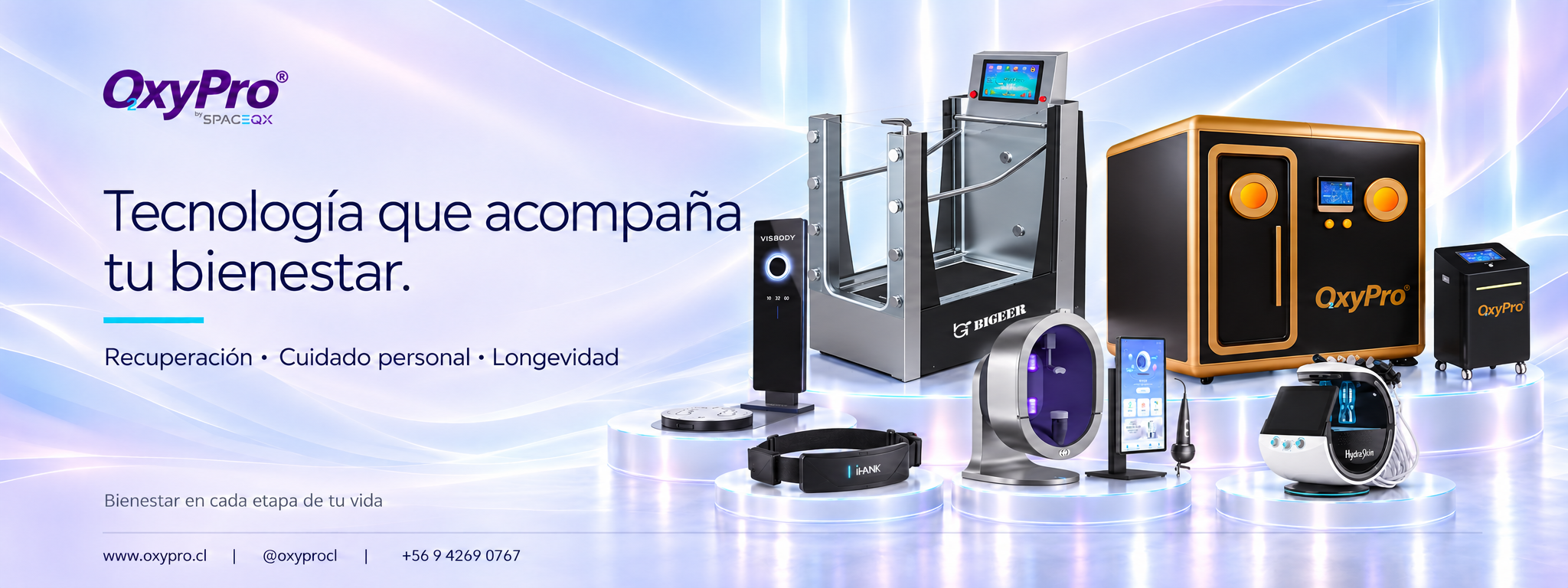 Colección OxyPro para bienestar y longevidad