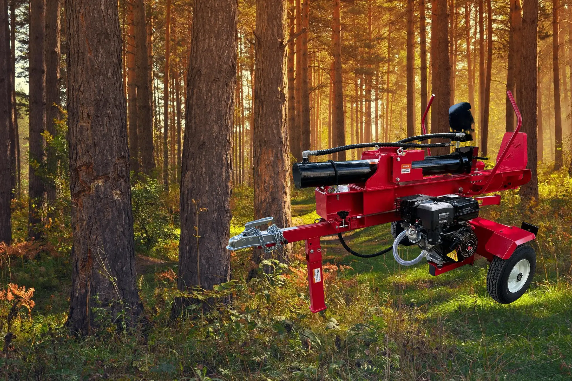 partidor-de-leña-hidraulico-27-toneladas-bencinero-tronco-de-un-metro