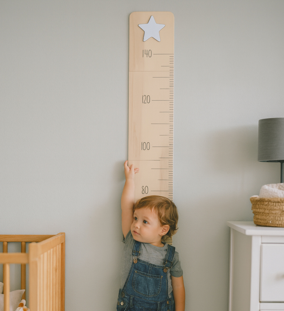 régua de crescimento