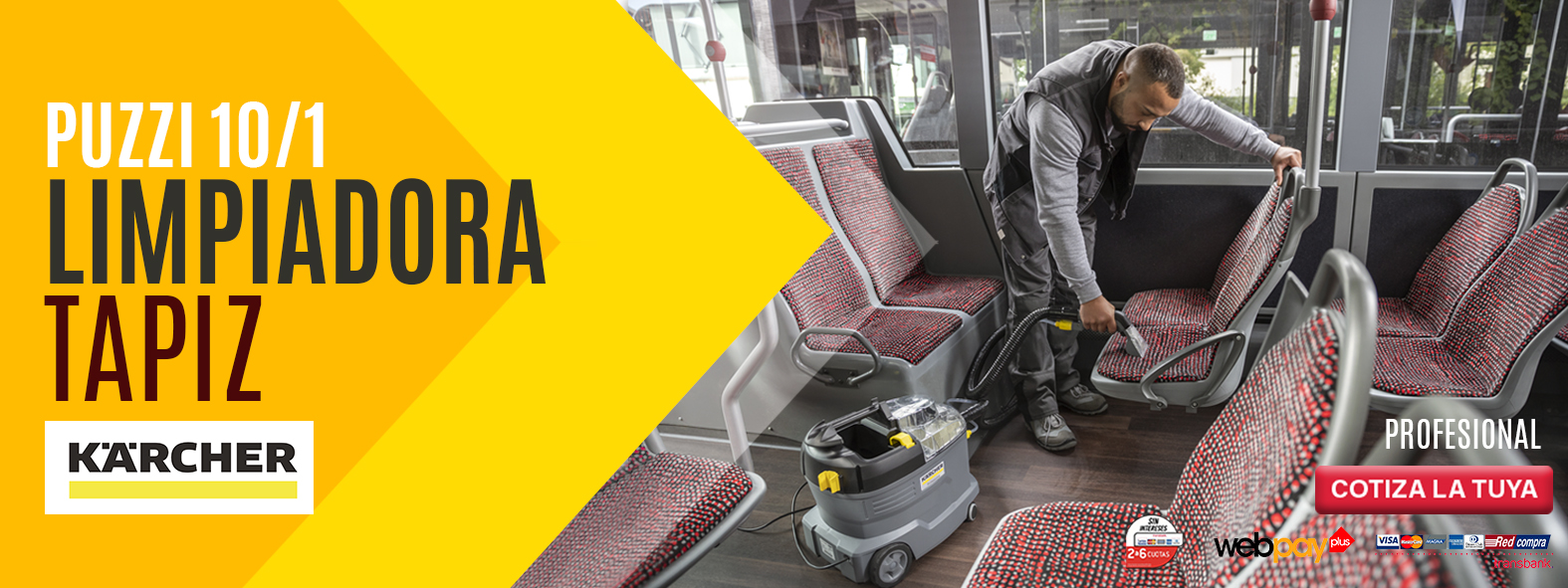 Limpiadora TapizPuzzi Kärcher