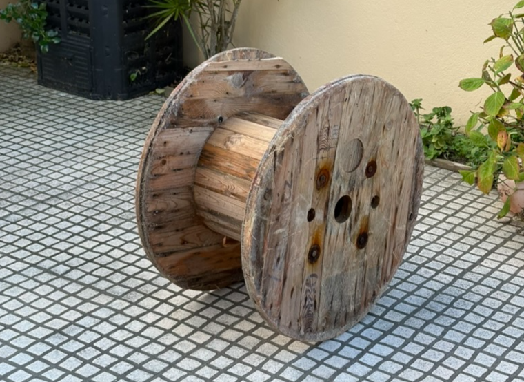 Cable Drum Shelf & Table