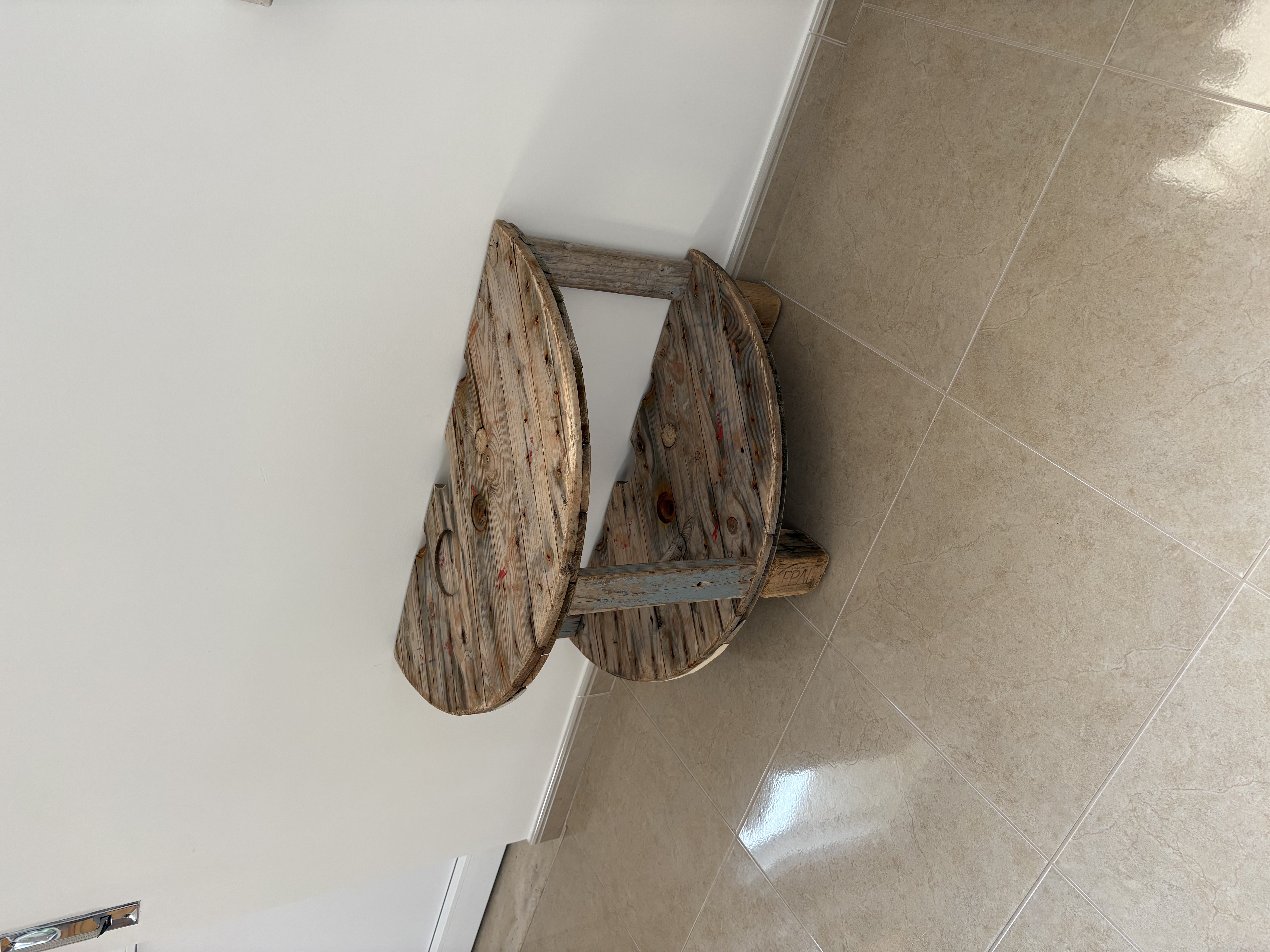 Cable Drum Shelf & Table