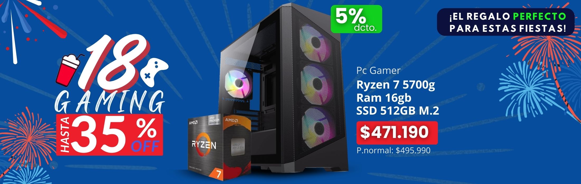 Pc Gamer ryzen 7