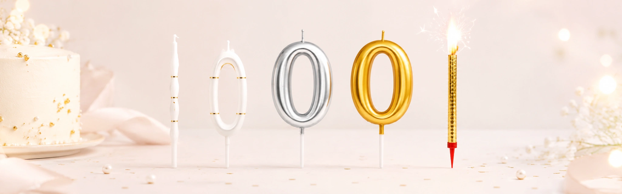 <h1><strong>Velas de Aniversário</strong></h1>