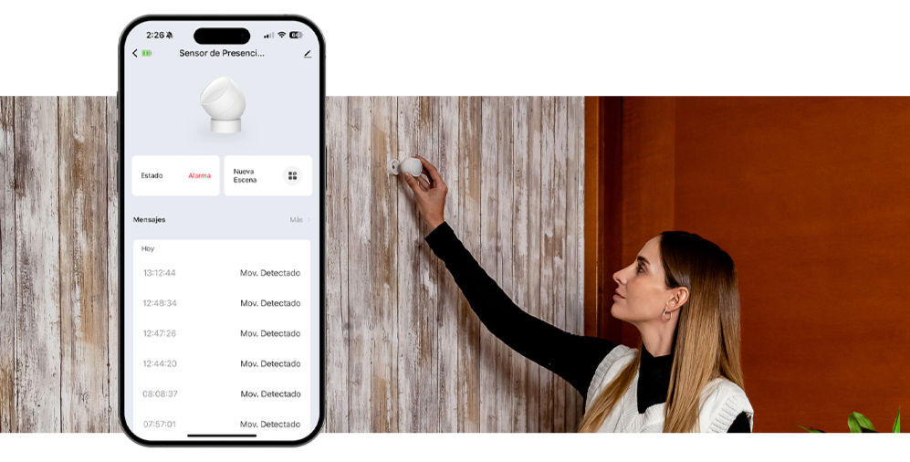 Sensor inteligente de movimiento