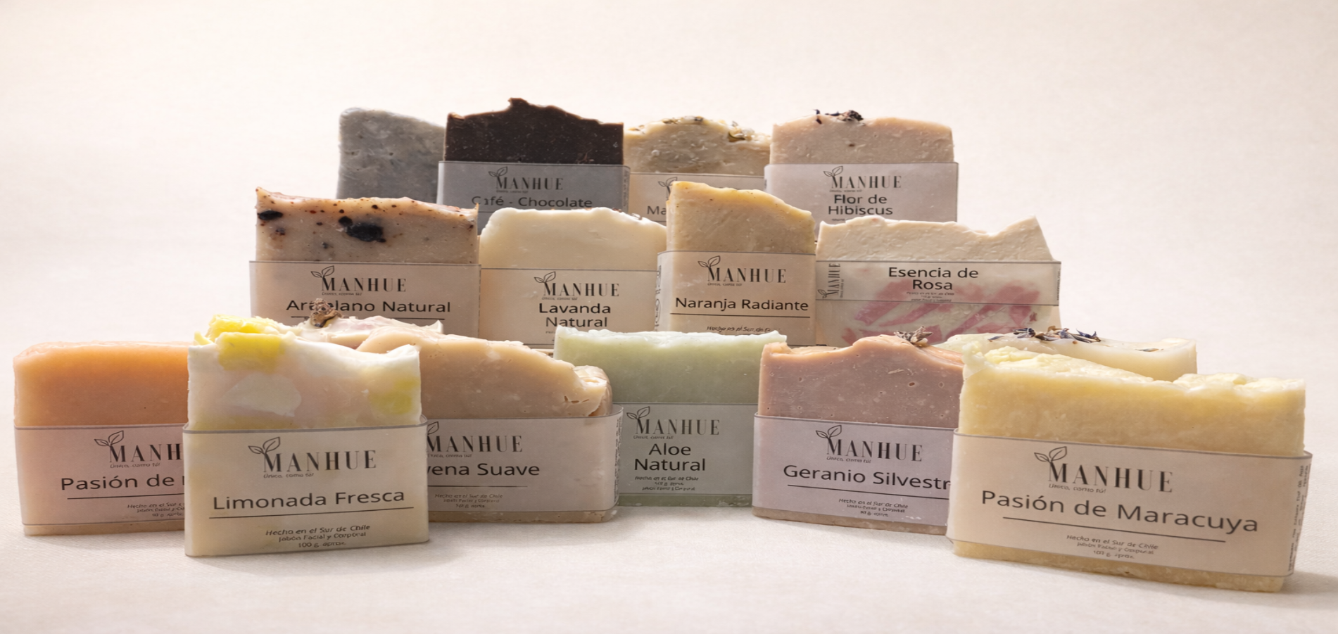 Conoce Nuestros<div>Jabones Saponificados</div>