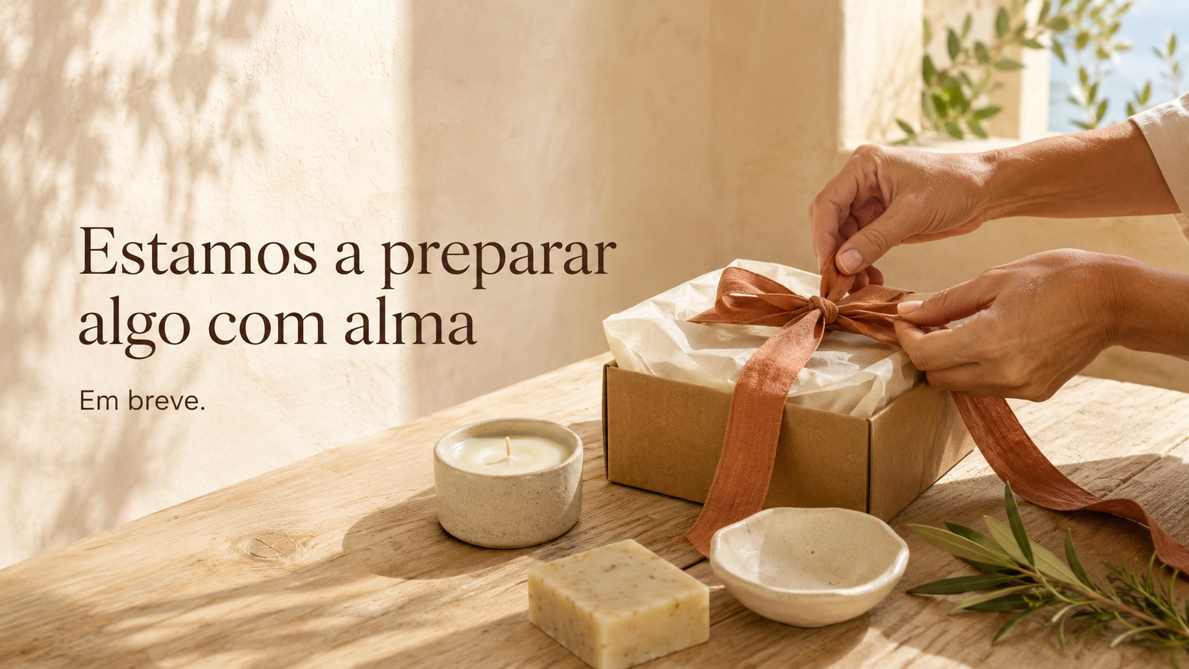 Estamos a preparar algo com alma
