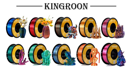 <b><i>Filamento pla 3d silk kingroon</i></b>
