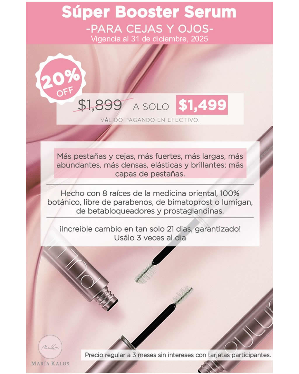 promoción en María Kalos