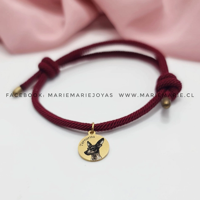 Antes de Pulsera Cordón Fotodibujo 1.2 cm