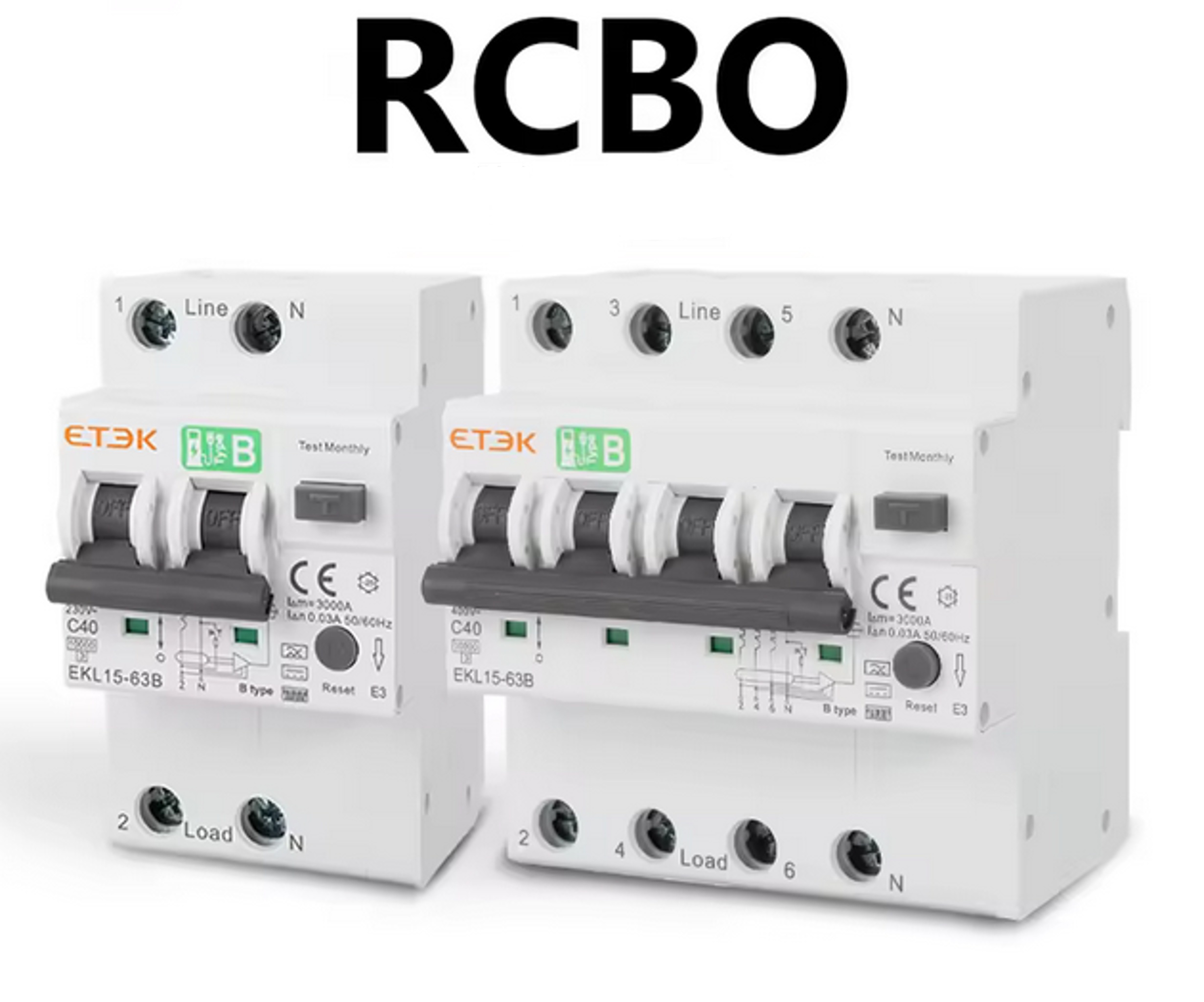 <b>RCBO - Disjuntor e Diferencial