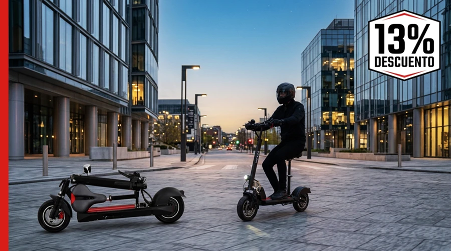Scooter electrico con asiento plegable para adulto mCasa en calle urbana con 13% descuento