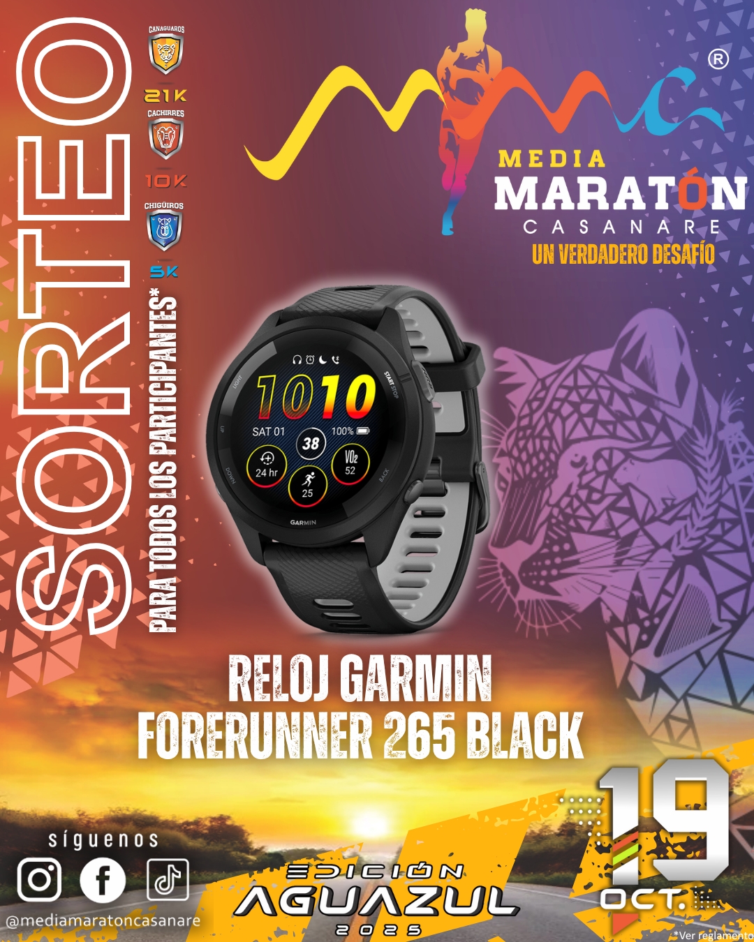 <b>Premiación y Sorteo, conoce que incluye la Inscripción - Media Maratón Casanare - Edición Aguazul 2025</b>