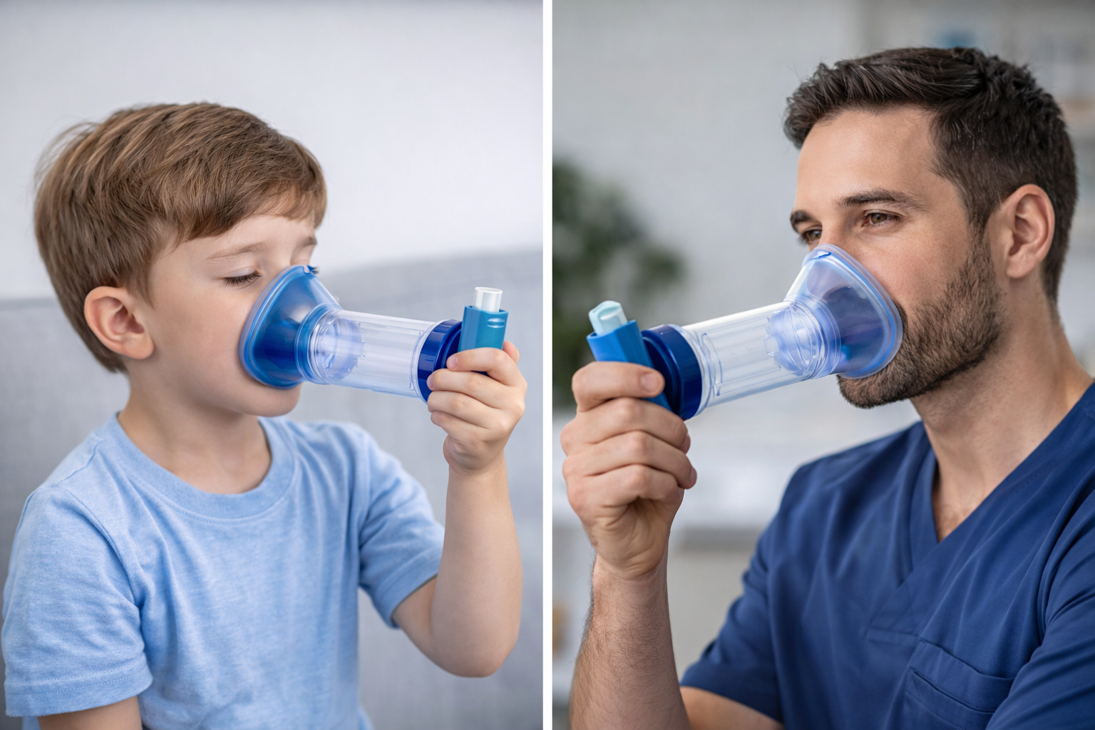 Aerocámaras Valvuladas y Bivalvuladas