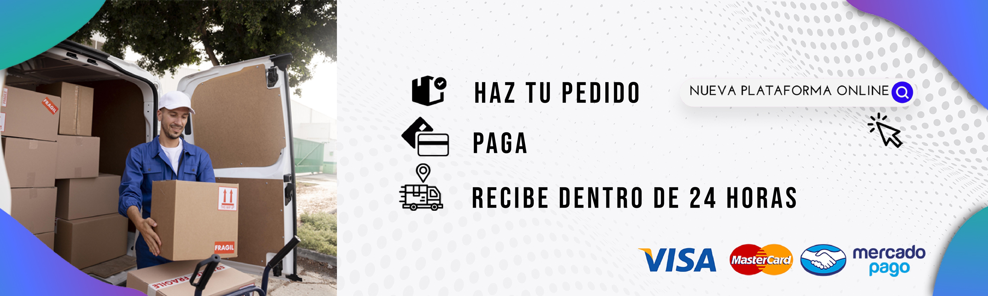 Delivery en 24 horas. 