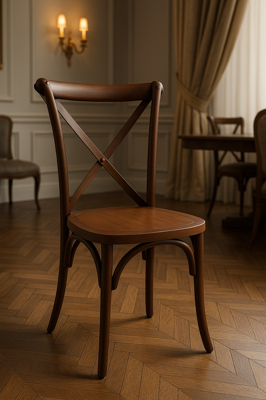 Sillas Crossbak de madera