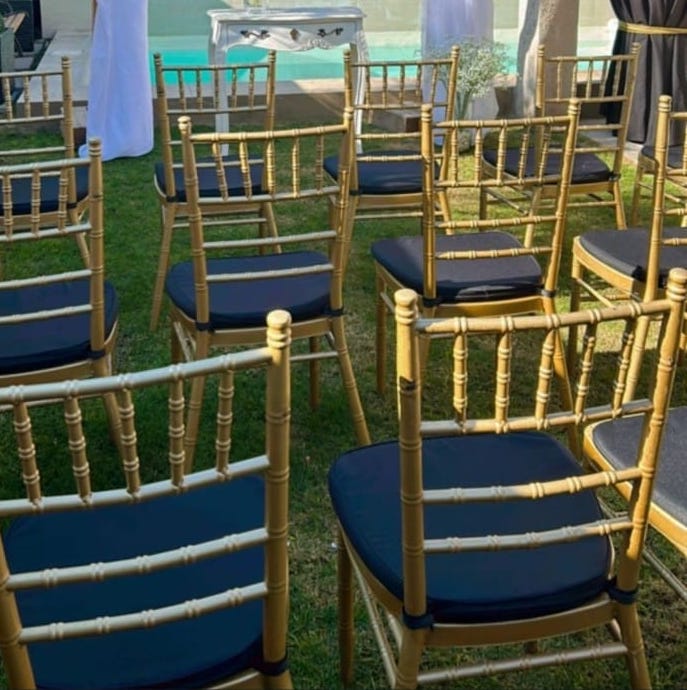 Sillas para eventos chiavari
