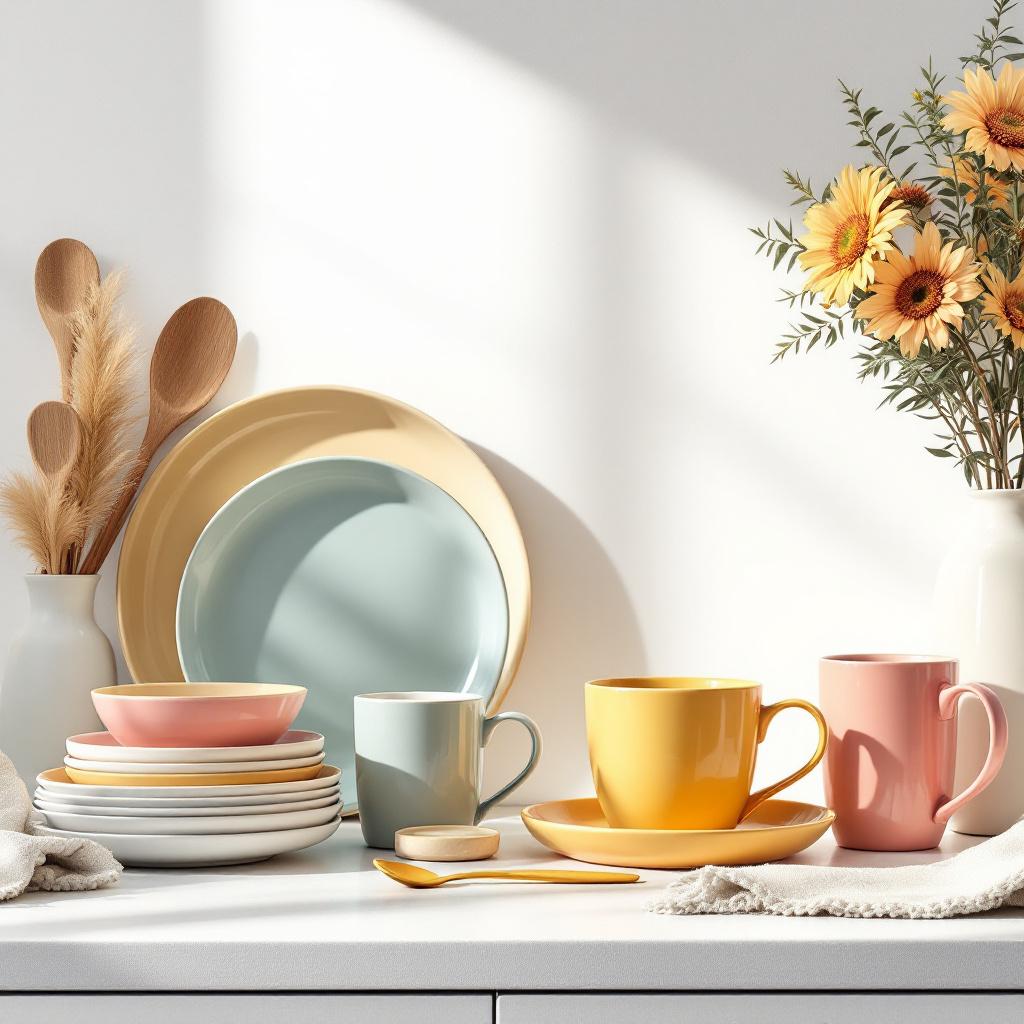 Platos, Tazas, Mugs, Bandejas y Accesorios de mesa