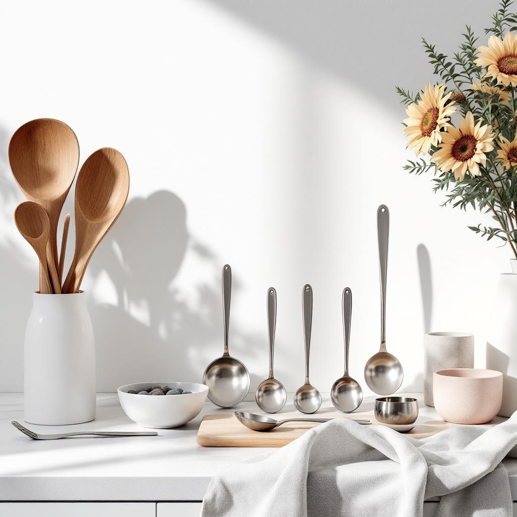 Cucharas, Cuchillos, Tenedores y Cubiertos para servir