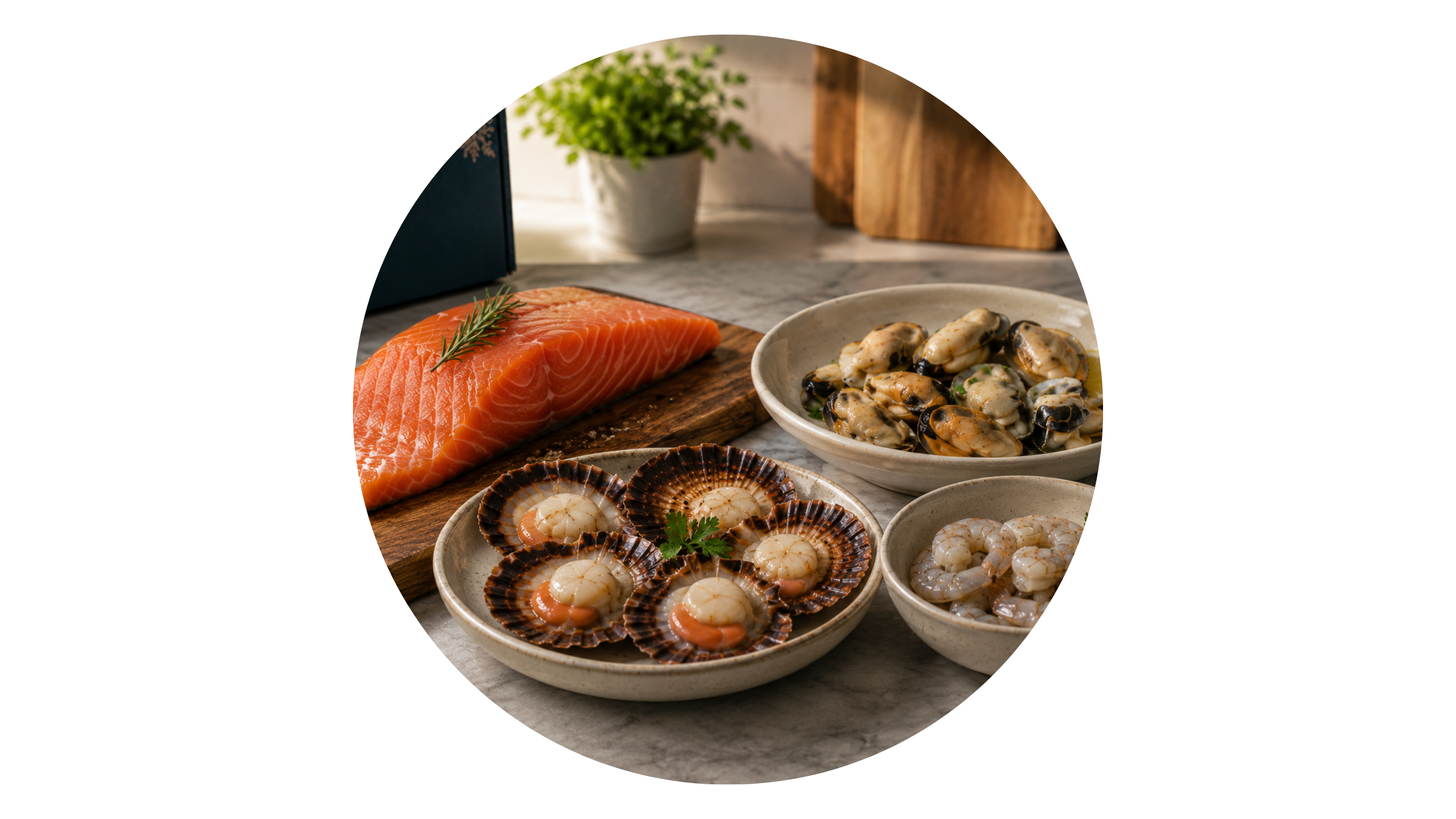 Pescados y mariscos