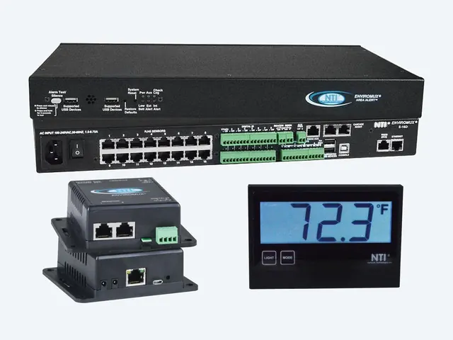 Unidades de monitoreo ENVIROMUX y sensor de temperatura y humedad de NTI.