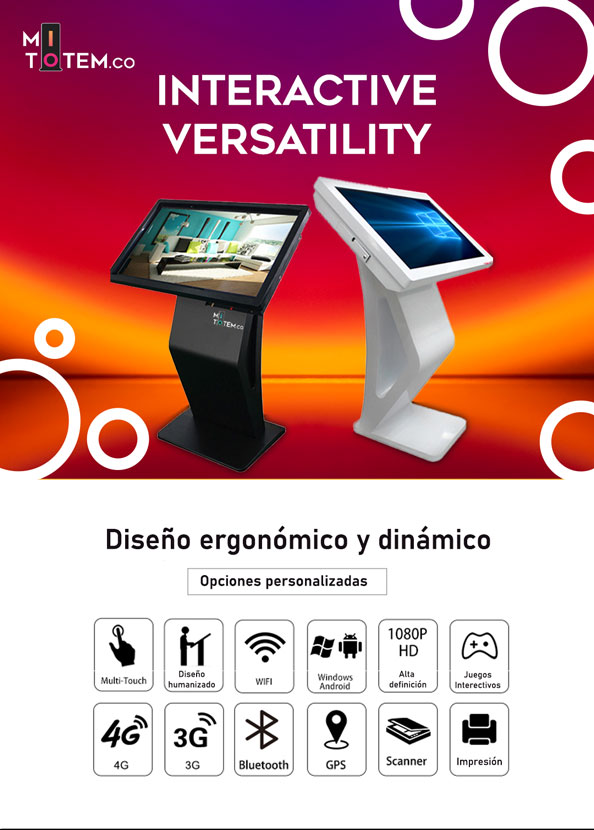 Características kiosco directorio