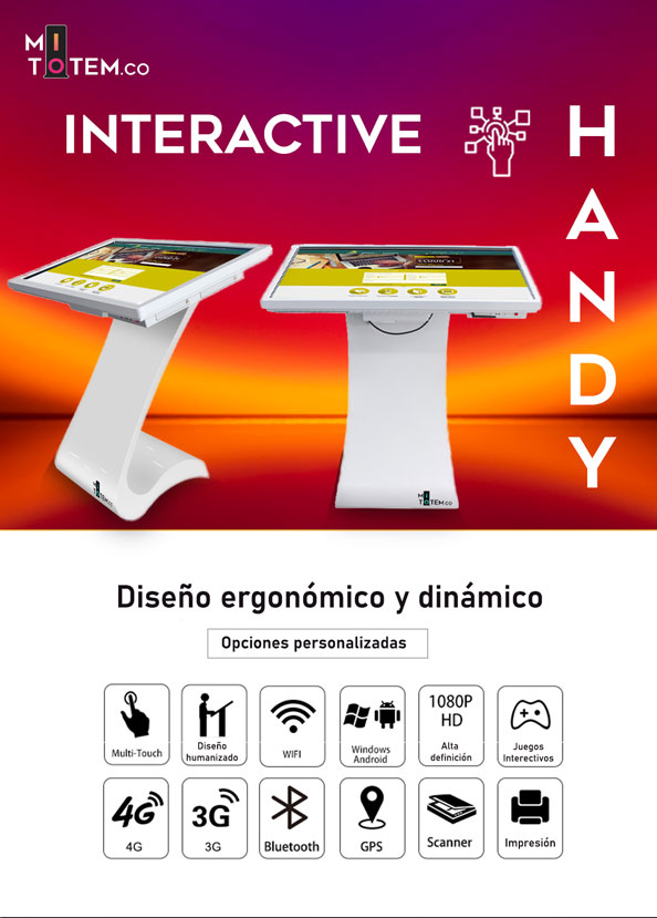 Características kiosco interactivo