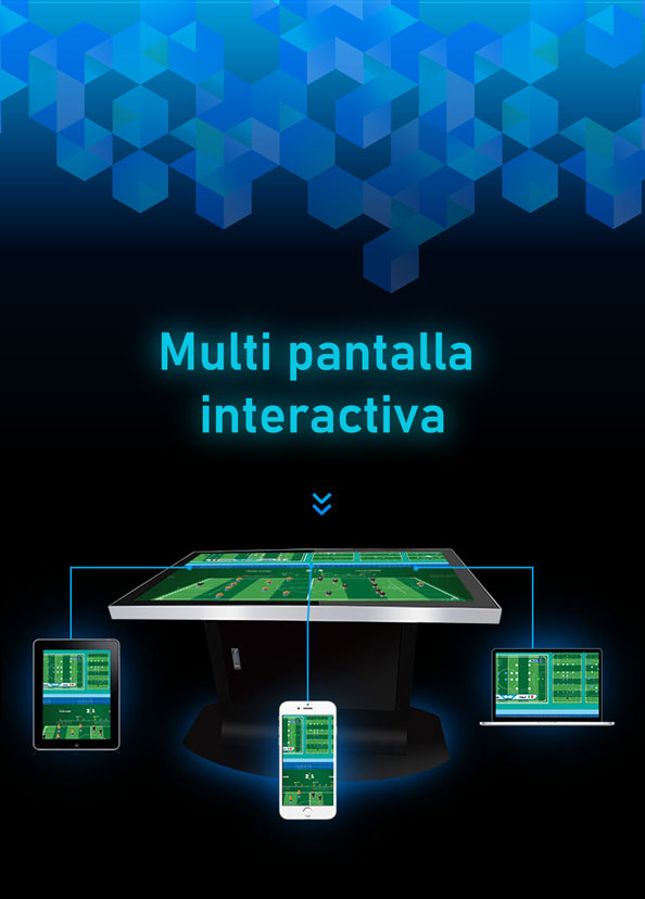 Diseño mesa interactiva restaurantes