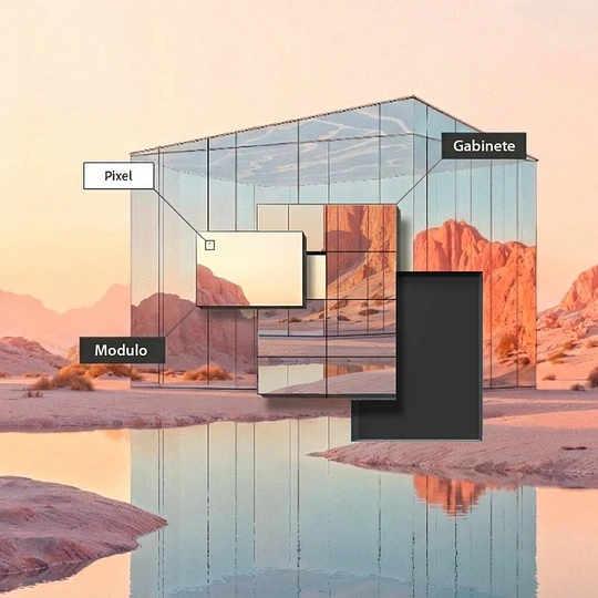 Pantalla LED diseño modular