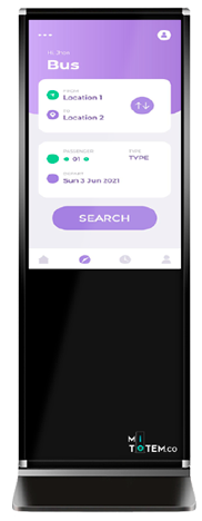 Totem digital publicitario