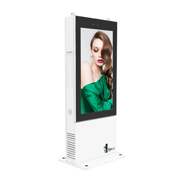 Tótem interactivo publicidad pantalla exterior táctil