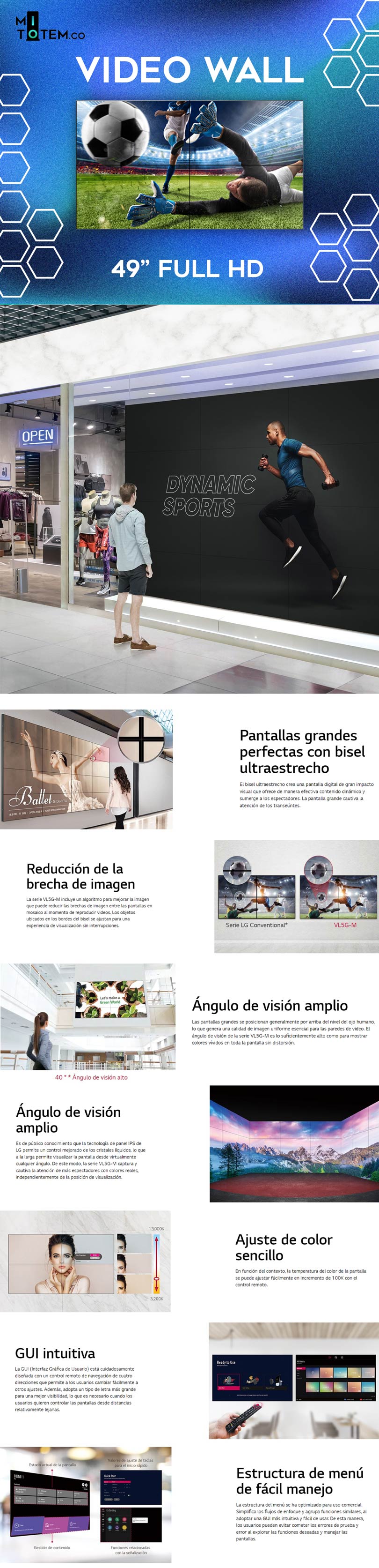 Pantalla profesional LG