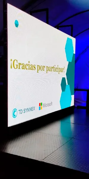 Alquiler pantalla LED publicitaria para eventos 1