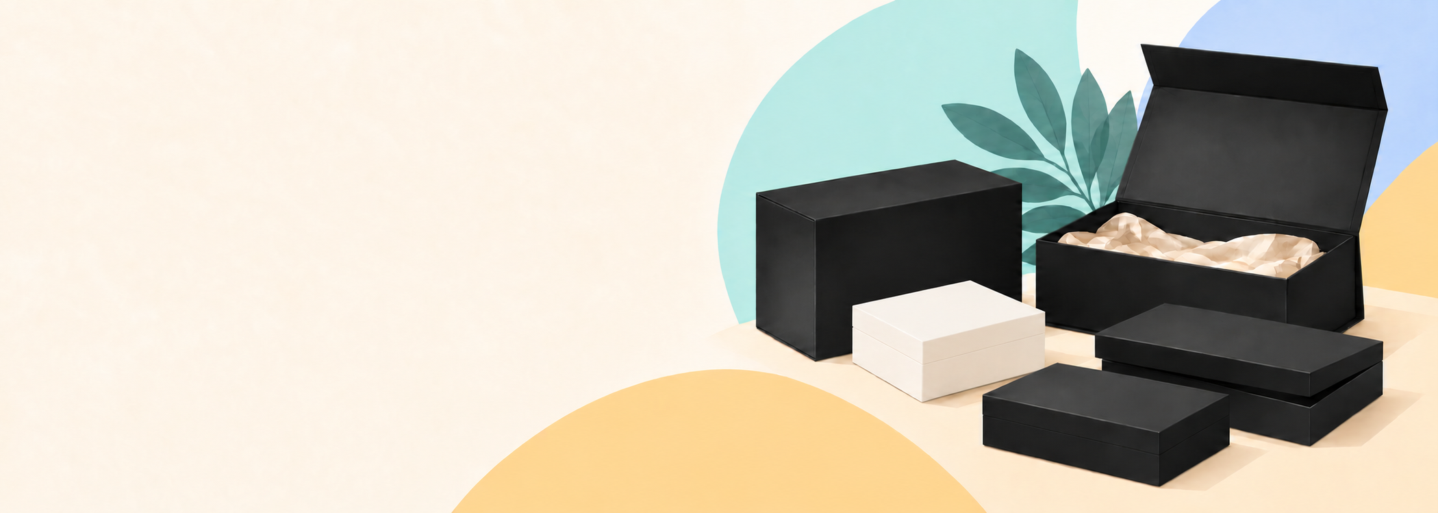 Cajas premium y  magnéticas para una presentación impecable