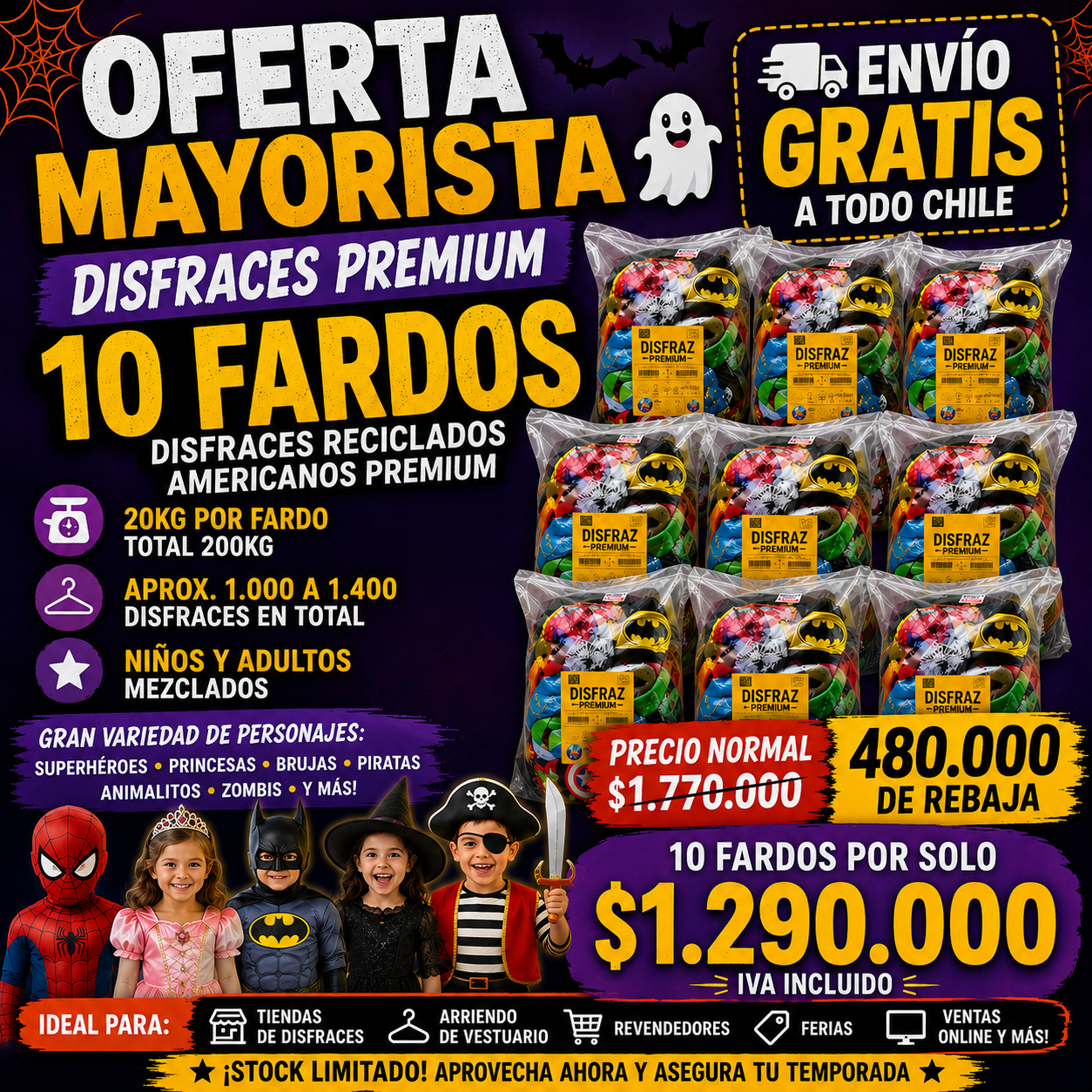 OFERTA DISFRACES