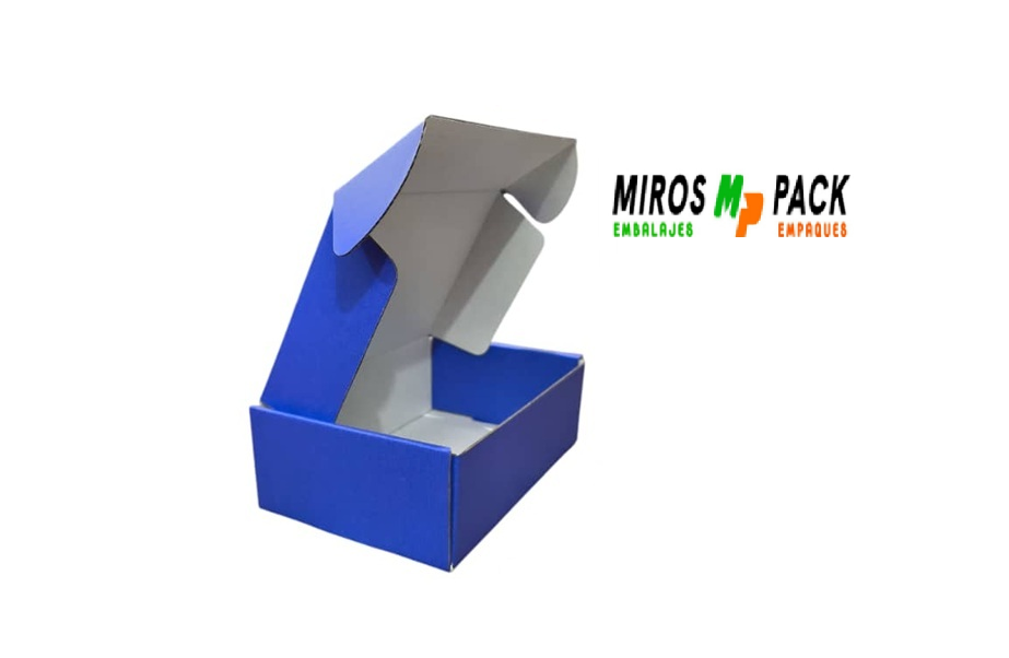 CAJA AUTOARMABLE AZUL MARINO