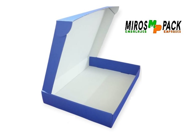 CAJA AUTOARMABLE AZUL MARINO