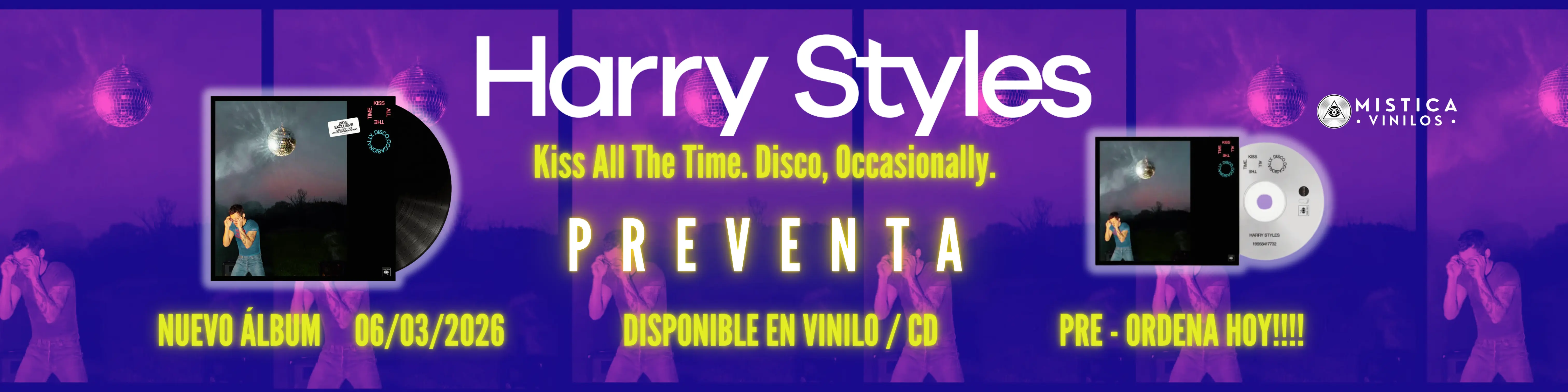 Vinilo Harry Styles - Kiss All The Time. Disco, Occasionally