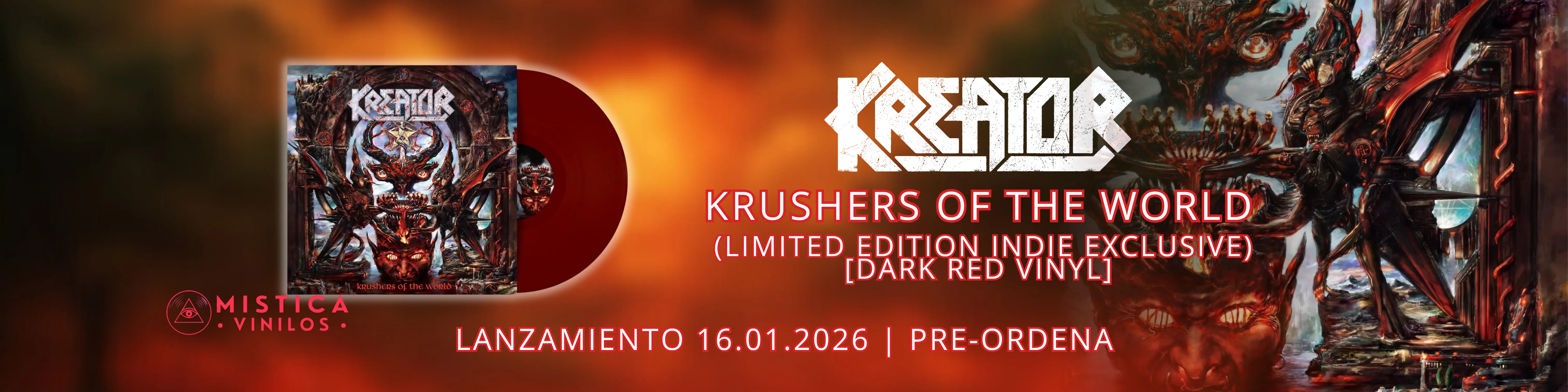 VINILO Kreator - Krushers Of The World Ticket Bundle