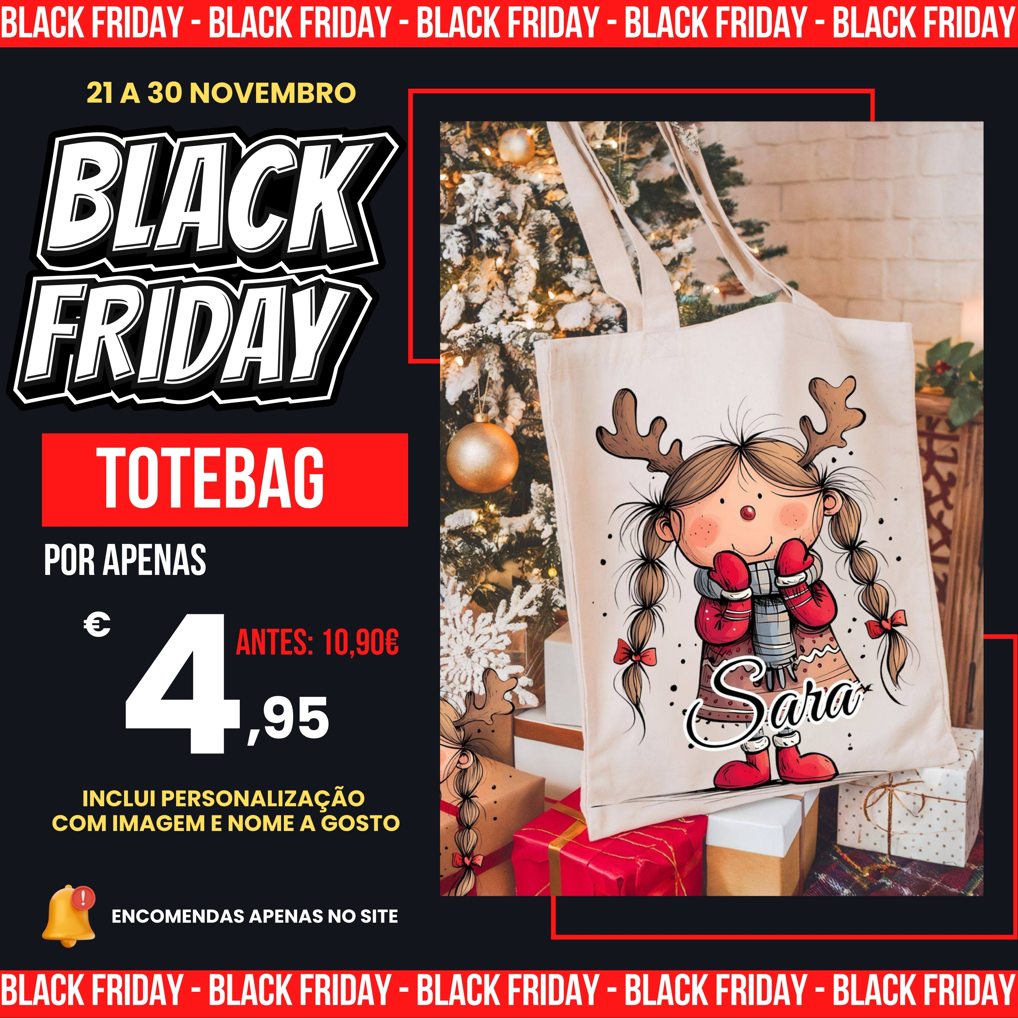 Sacos Algodão Personalizados