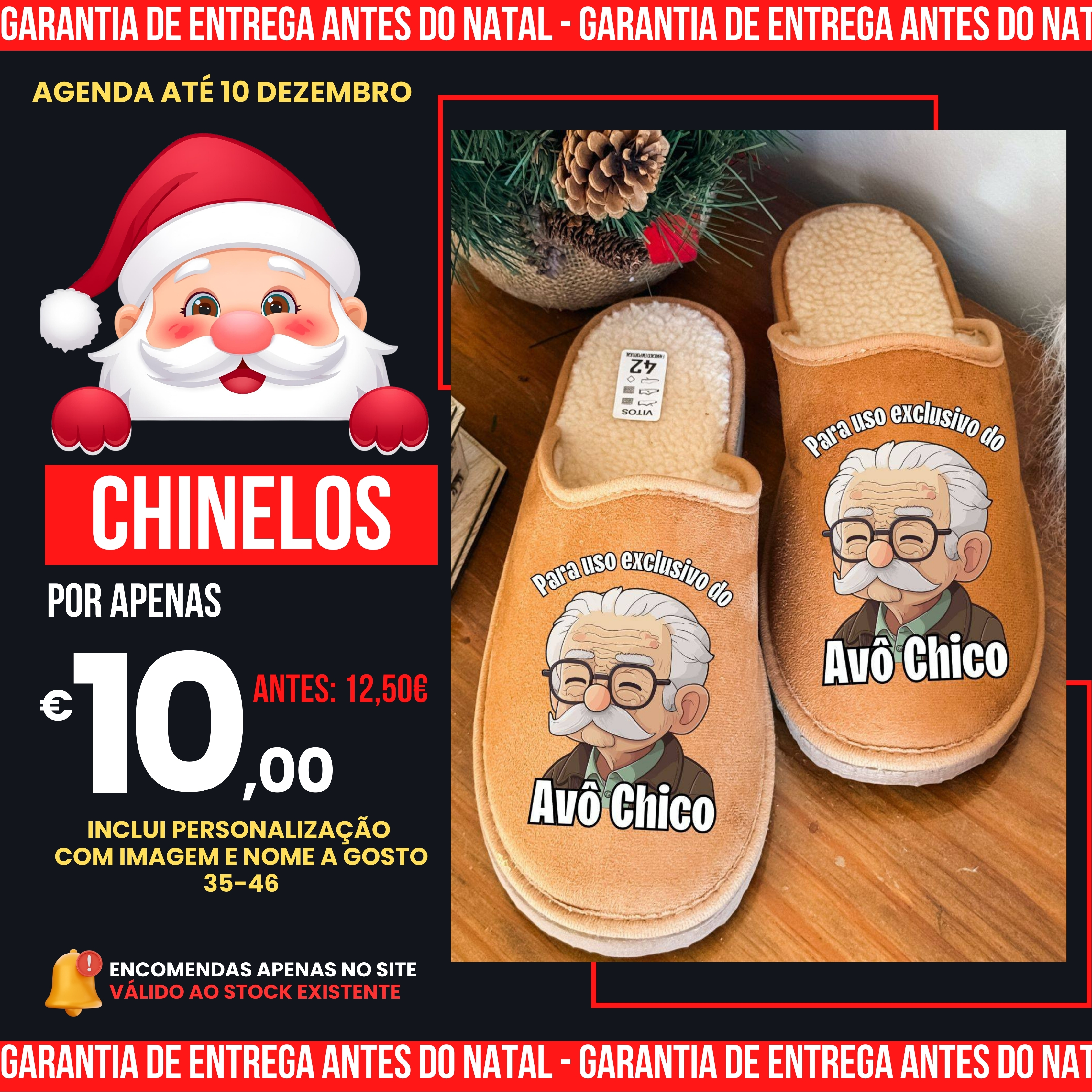 Chinelos Personalizados - Tamanho Adulto