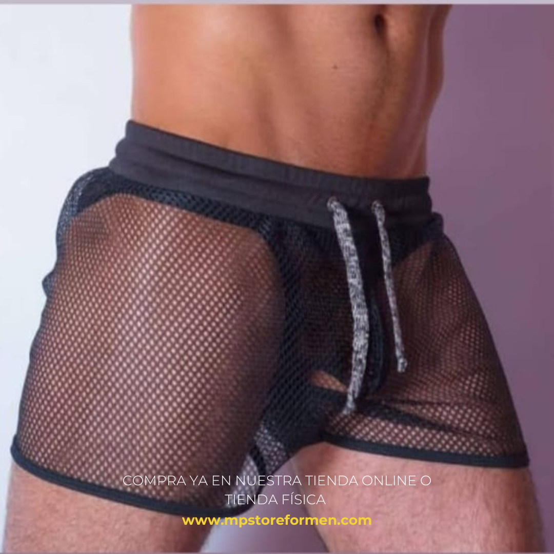 SHORT EN MALLA