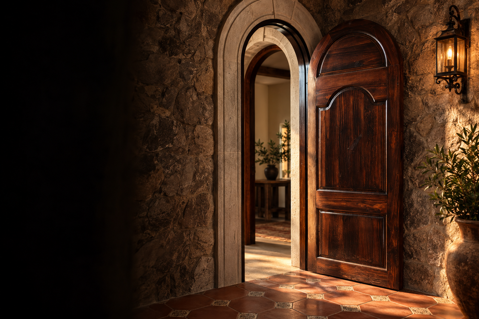 Puertas que reciben con carácter
