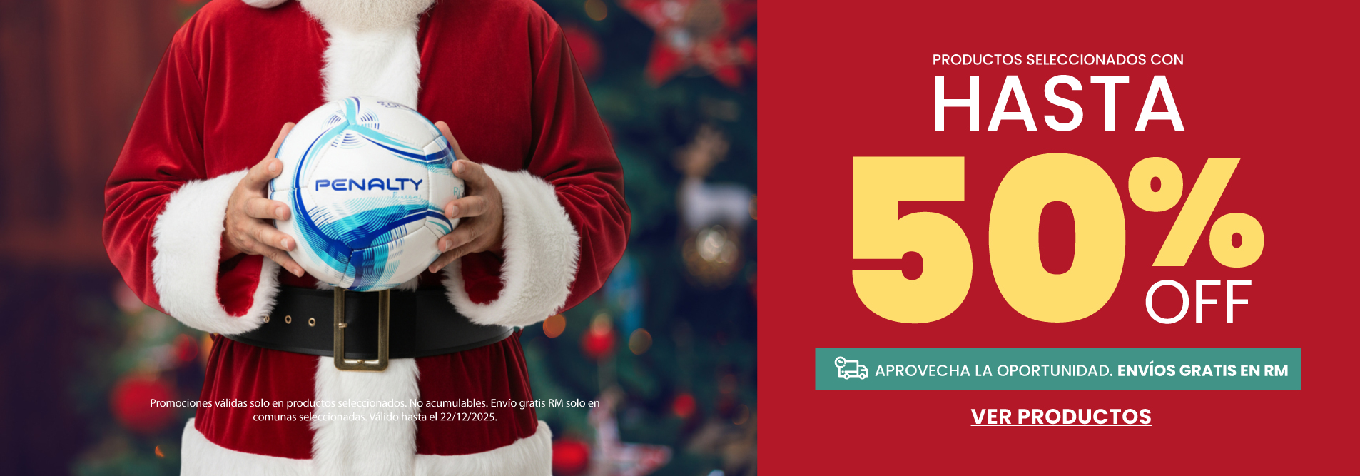 HASTA 50% OFF EN PRODUCTOS. CON ENVÍO GRATIS EN LA REGION METROPOLITANA.