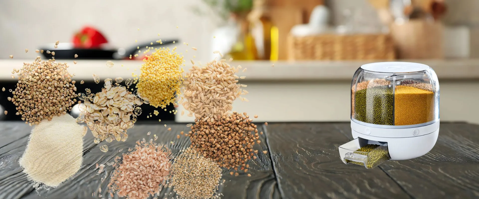 dispensador de granos