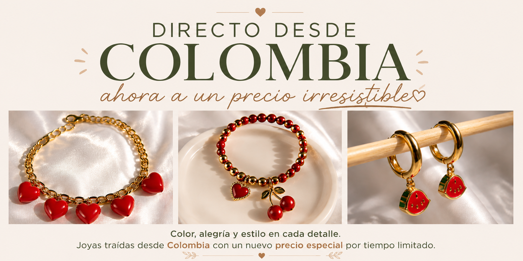 Descuentos en Joyas colombianas