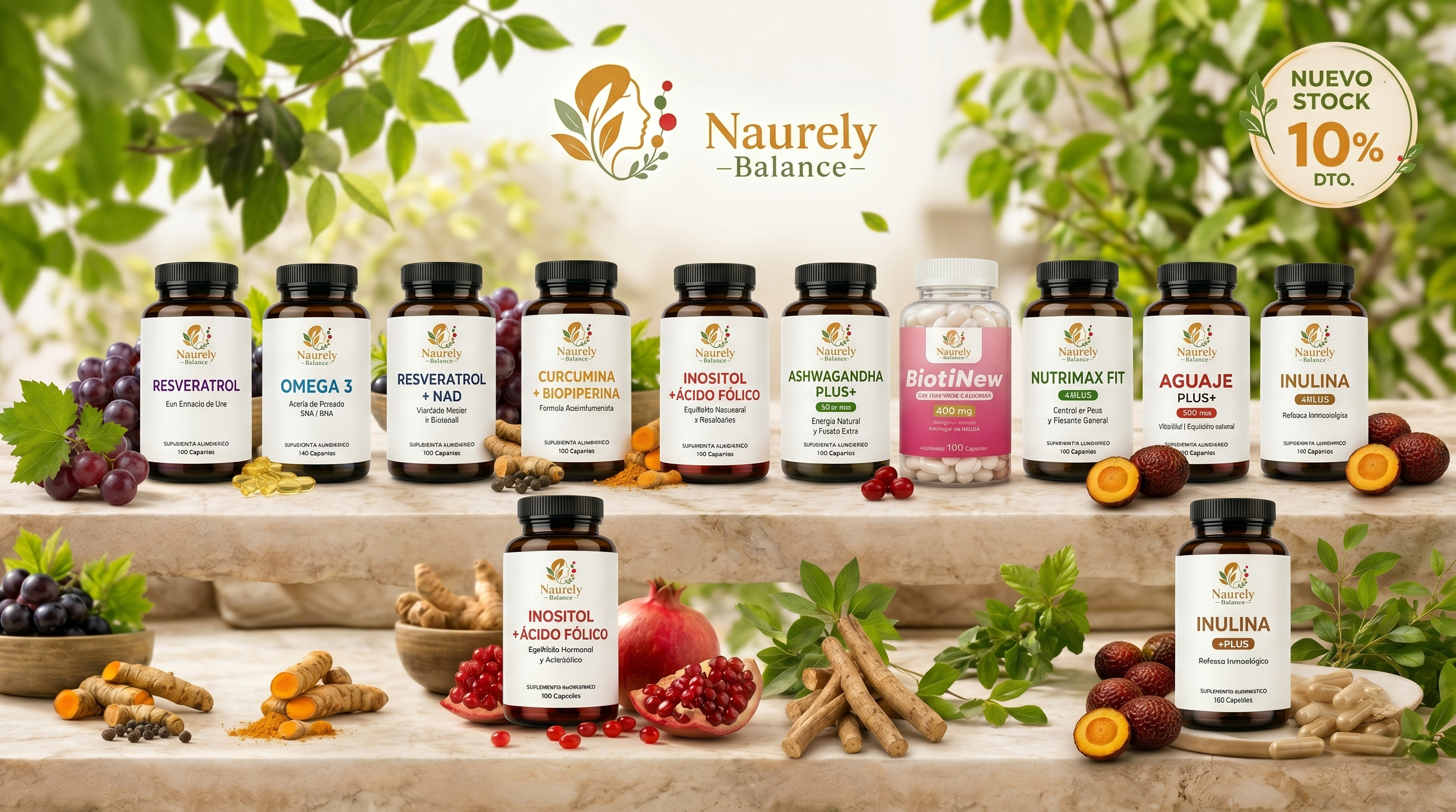 NUEVOS SUPLEMENTOS Y VITAMINAS