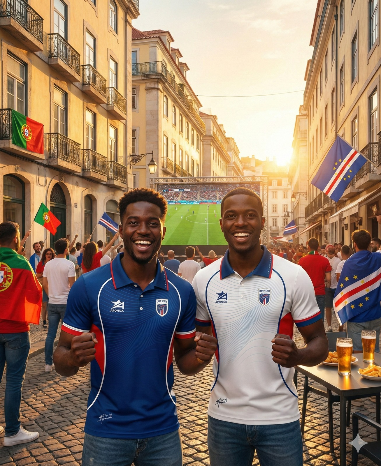 Camisola pa apoio nôs seleção